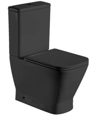 Унитаз-компакт безободковый с сиденьем микролифт WeltWasser Rotbach 001MT-BL