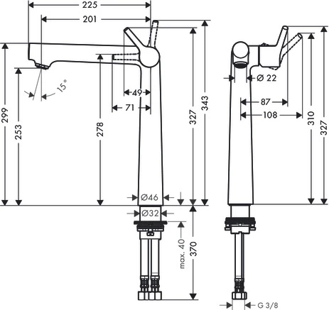 Смеситель Hansgrohe Talis 72116000