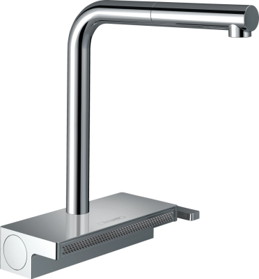 Смеситель с выдвижным изливом Hansgrohe Aquno 73830000