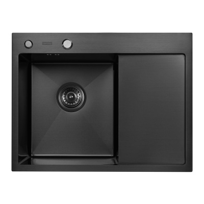 Кухонная мойка Arfeka Eco AR L Black PVD Nano 65х50