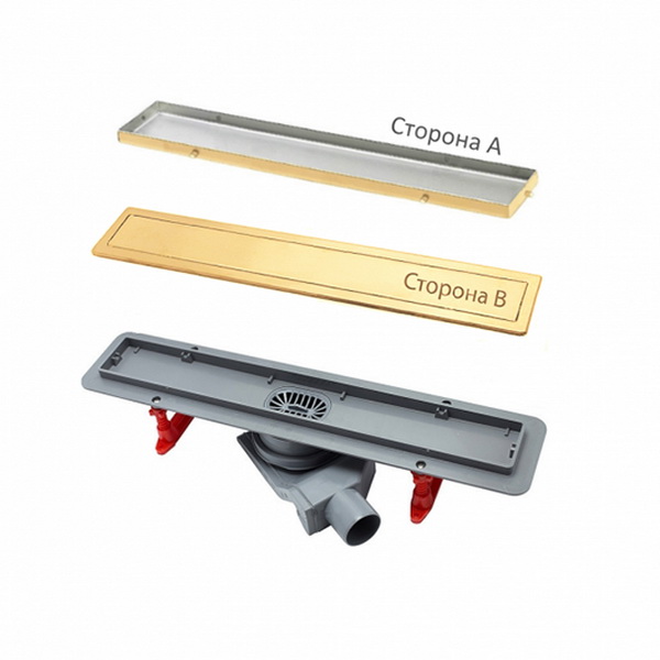 Душевой трап линейный 2в1 Pestan Confluo Premium Drain Line 30 Gold