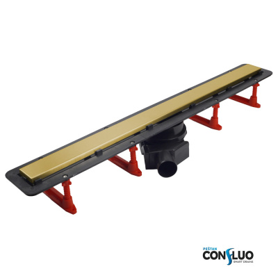 Душевой лоток Pestan Confluo Frameless Line 30 Gold