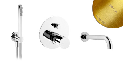 Смеситель встраиваемый с душем Bruma Adagio Set 193 130 1 SR-DoubleB Смеситель встраиваемый с душем Bruma Adagio Set 193 130 1 SR-DoubleB