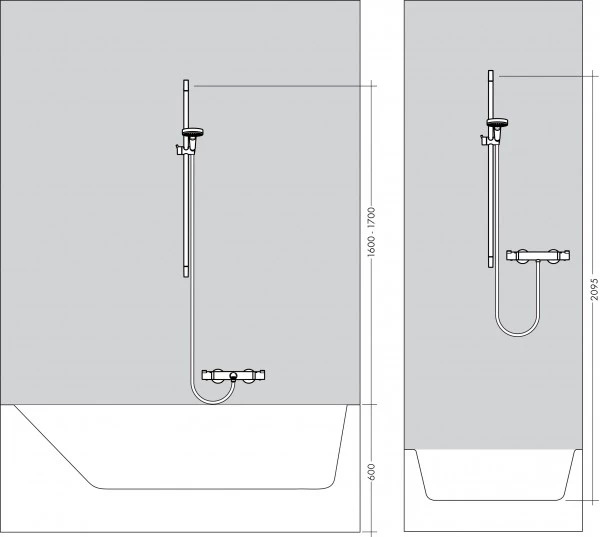 Душевой гарнитур Hansgrohe Croma Select S 3jet Multi 26570400