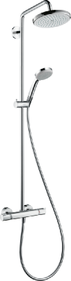 Душевая система термостатическая Hansgrohe Croma 1jet EcoSmart 27188000