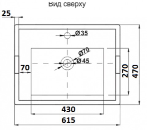 Умывальник CeramaLux 840-60