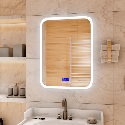 Зеркало Continent Glamour LED c многофункциональной панелью 70х90