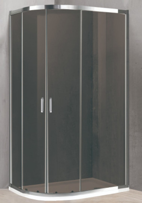 Душевой уголок Adema Гласс лайн 100х90 тонированный