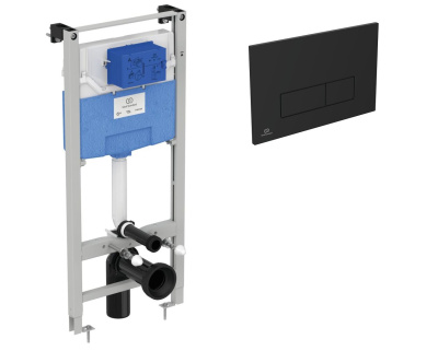 Комплект инсталляции для подвесного унитаза Ideal Standard R020467 с клавишей смыва R0121A6 Комплект инсталляции для подвесного унитаза Ideal Standard R020467 с клавишей смыва R0121A6