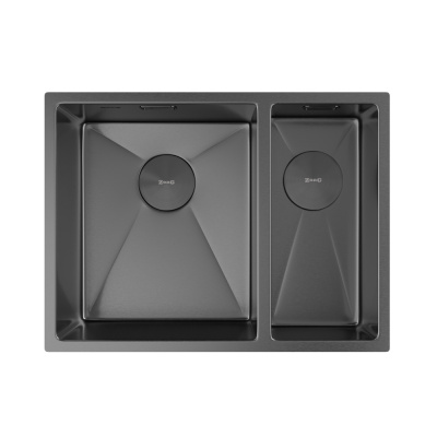 Кухонная мойка Zorg Zerox U/IF-R 60х45 PVD Gunblack Кухонная мойка Zorg Zerox U/IF-R 60х45 PVD Gunblack