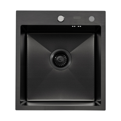 Кухонная мойка Arfeka Eco AR Black PVD Nano Decor 45х50
