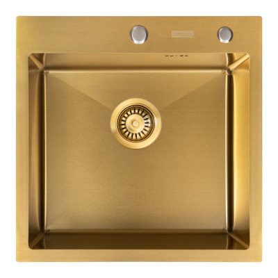 Кухонная мойка Arfeka Eco AR Gold PVD Nano 50х50