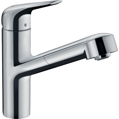 Смеситель с выдвижным изливом Hansgrohe Focus 71814000