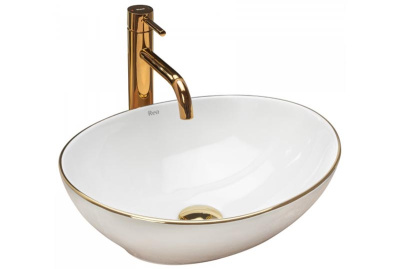 Умывальник Rea Sofia Gold Edge 40х35 U3287