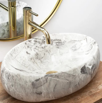 Умывальник Rea Linda 50х35 Stone U1020