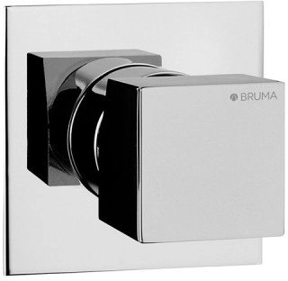 Внешняя часть смесителя с 1 выходом Bruma Escudo Chrome