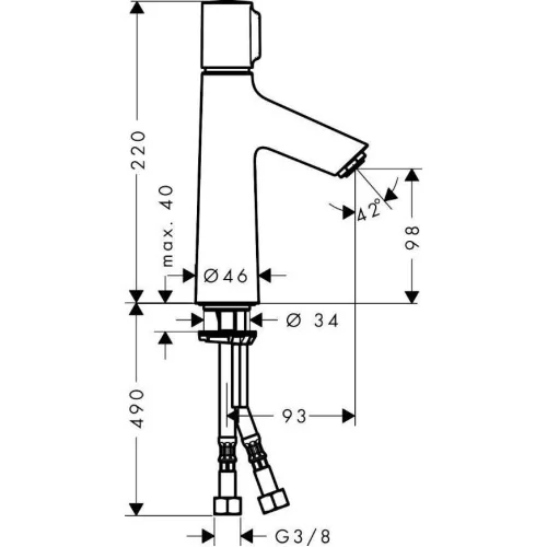Смеситель Hansgrohe Talis 72043000