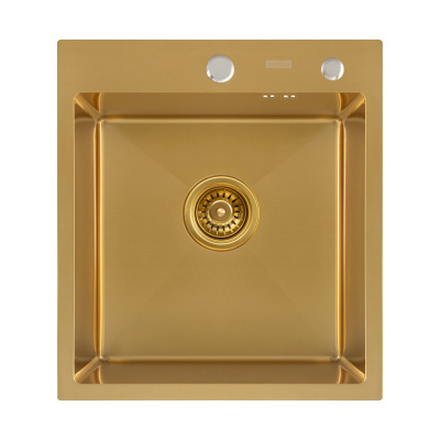 Кухонная мойка Arfeka Eco AR Gold PVD Nano 45х50