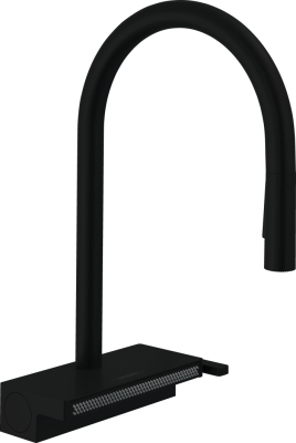 Смеситель с выдвижным изливом Hansgrohe Aquno 73837670