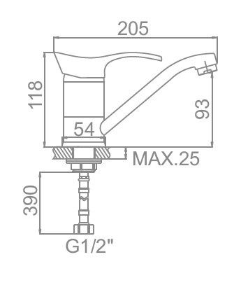 Смеситель Ledeme 4501-2 Смеситель Ledeme 4501-2