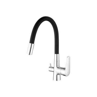 Смеситель для кухни под фильтр с гибким изливом Esko Coral CL03CrB