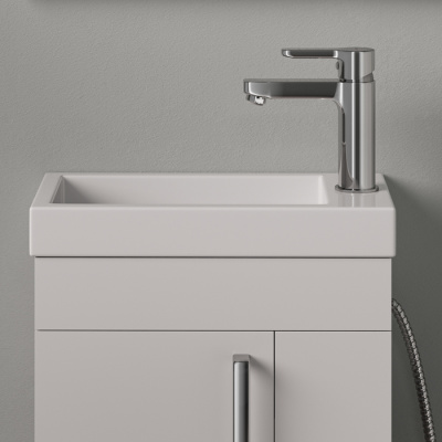 Смеситель для умывальника с гигиеническим душем Iddis Sena SENSB00i08