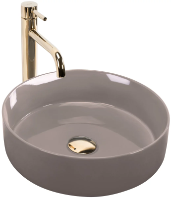 Умывальник Rea Sami Beige Shiny U6382