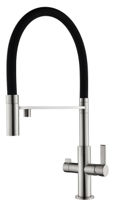 Смеситель для кухни с краном для питьевой воды и гибким изливом Zorg Soifos Premium Brass Satin Смеситель для кухни с краном для питьевой воды и гибким изливом Zorg Soifos Premium Brass Satin