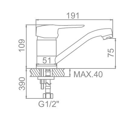 Смеситель Ledeme L4504 Смеситель Ledeme L4504