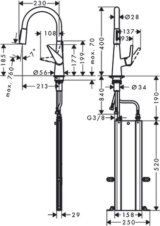 Смеситель Hansgrohe Talis 73851800