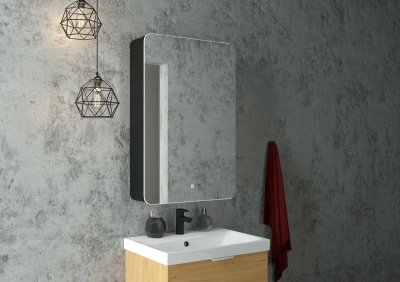 Шкаф зеркальный Continent Eltoro с подсветкой LED 60