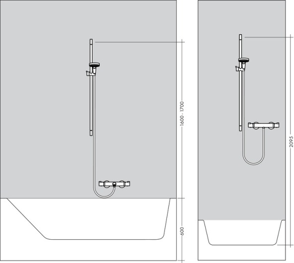 Душевой гарнитур Hansgrohe Croma Unica 1jet 27717000 с мыльнице