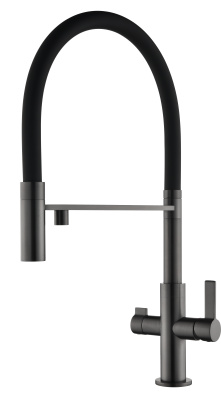 Смеситель Zorg Soifos Premium Brass PVD Gunblack Смеситель Zorg Soifos Premium Brass PVD Gunblack