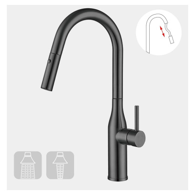 Смеситель с выдвижным изливом Gappo G4398-41