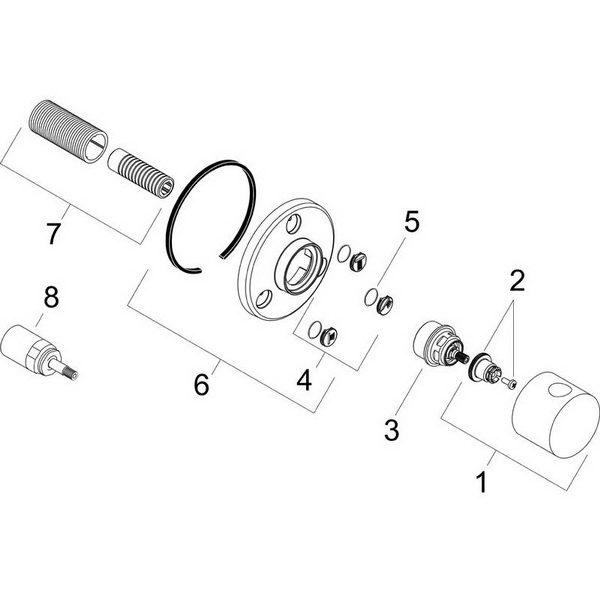 Переключатель потоков Hansgrohe Trio/Quattro 15932000