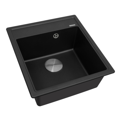 ухонная мойка Zorg Rock 45х50 Premium Black metallic
