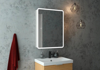 Шкаф зеркальный Continent Emotion с подсветкой LED 50х80