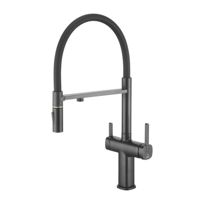 Смеситель для кухни под фильтр с гибким изливом Rose R358H
