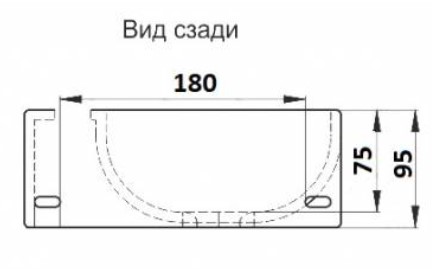 Умывальник CeramaLux 9048GTL