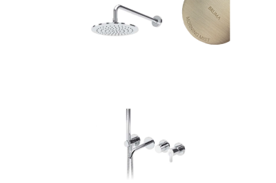 Душевая система встраиваемая Bruma Leaf 1672400MM Душевая система встраиваемая Bruma Leaf 1672400MM