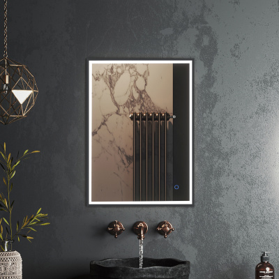 Зеркало Roxen Sigma 50x70 / 60х80 оружейная сталь