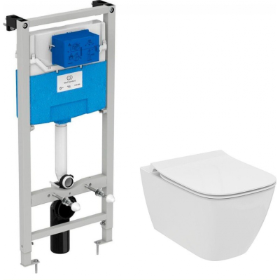 Комплект инсталляции Ideal Standard с унитазом i.life B RimLS I500301 Комплект инсталляции Ideal Standard с унитазом i.life B RimLS I500301