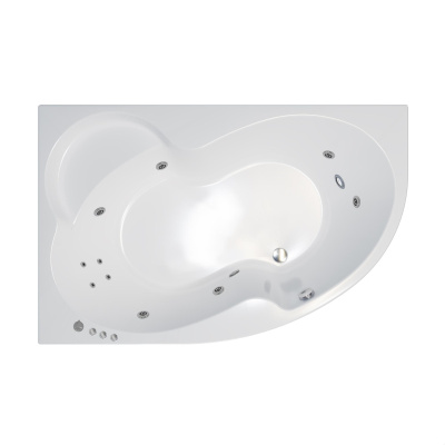 Гидромассажная ванна Triton Мари 170х110 Комфорт Flat правая