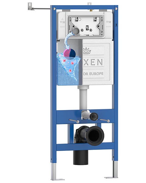 Система инсталляции для подвесного унитаза Roxen StounFix Dual Fresh 710200