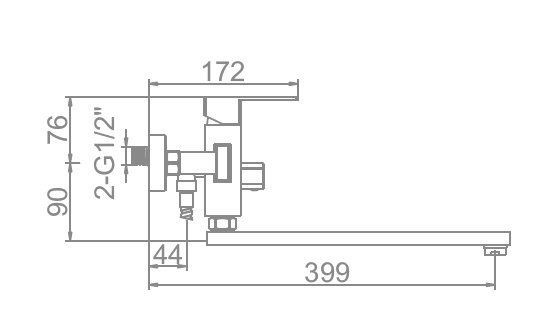 Смеситель с ручным душем Ledeme 72233 Смеситель с ручным душем Ledeme 72233