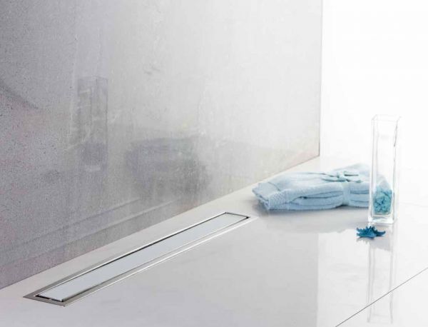 Душевой лоток Pestan Confluo Premium White Glass Line 30