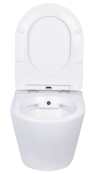Комплект инсталляции Roxen StounFix Dual Fresh 962282 с унитазом Antares Bidet 530185-01X и кнопкой Steel 420260G
