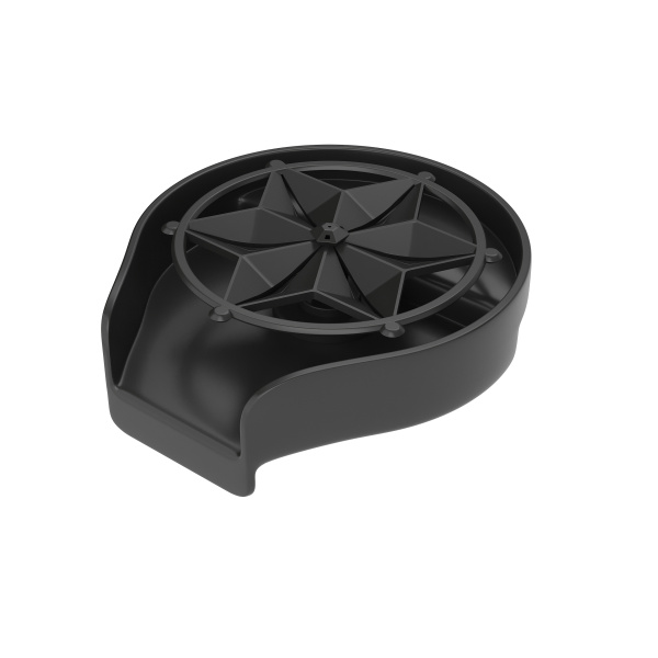 Кухонная мойка Roxen Stage Plus 60х50 (графит декор) со смесителем, ринзером, коландерами, дозатором и разделочной доской