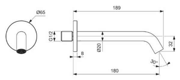 Излив Ideal Standard BD973AA