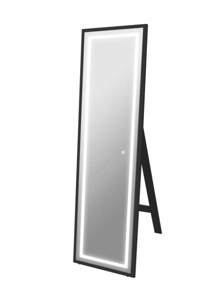 Зеркало Continent Norden Black LED 49х165
